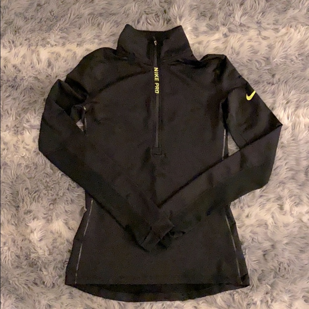Nike Pro Hyper Warm Quarter Zip, small